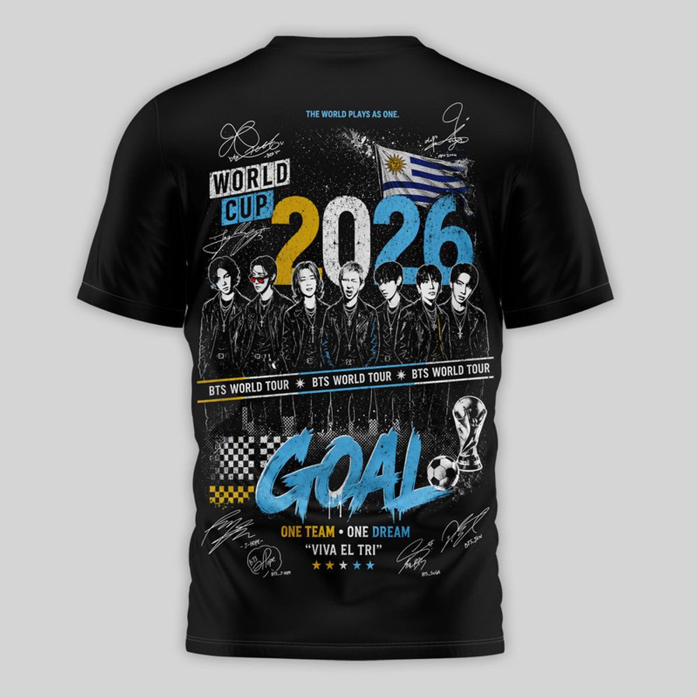 Uruguay x BTS FIFA World Cup 2026 Limited Edition Shirt - Playzoneprime