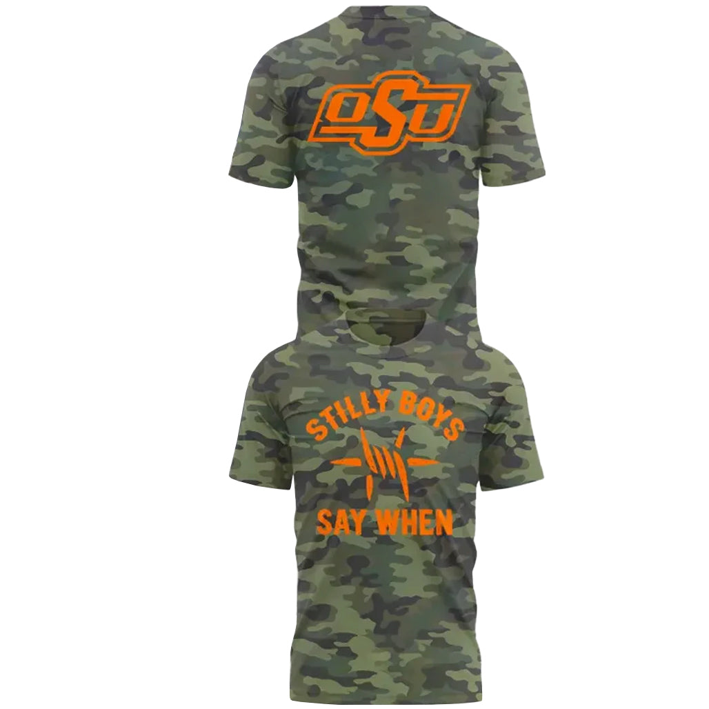 Oklahoma State Cowboys Stilly Boys Say When Shirt