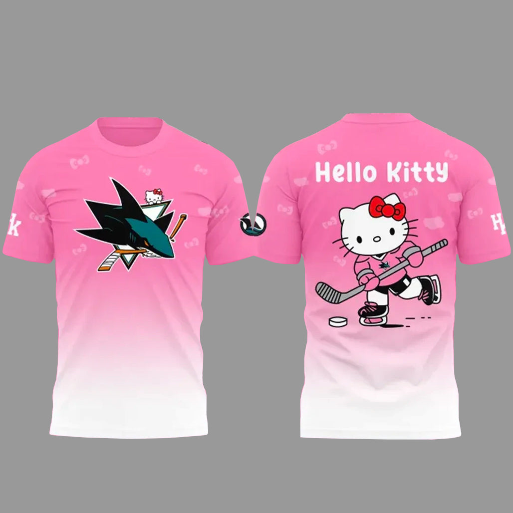 San Jose Sharks x Hello Kitty Pink 2026 Shirt