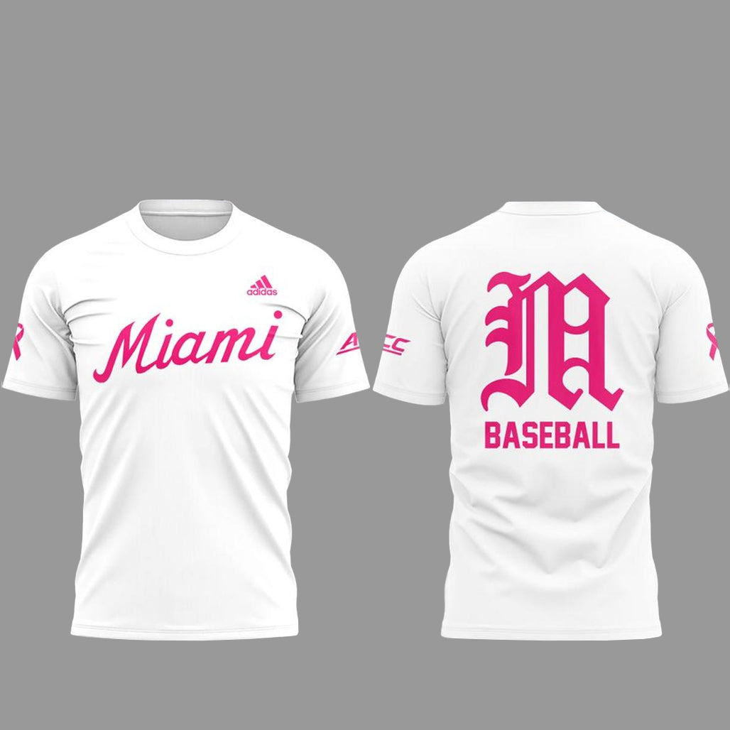Miami Hurricanes Baseball Fight Against Cancer 2026 Shirt