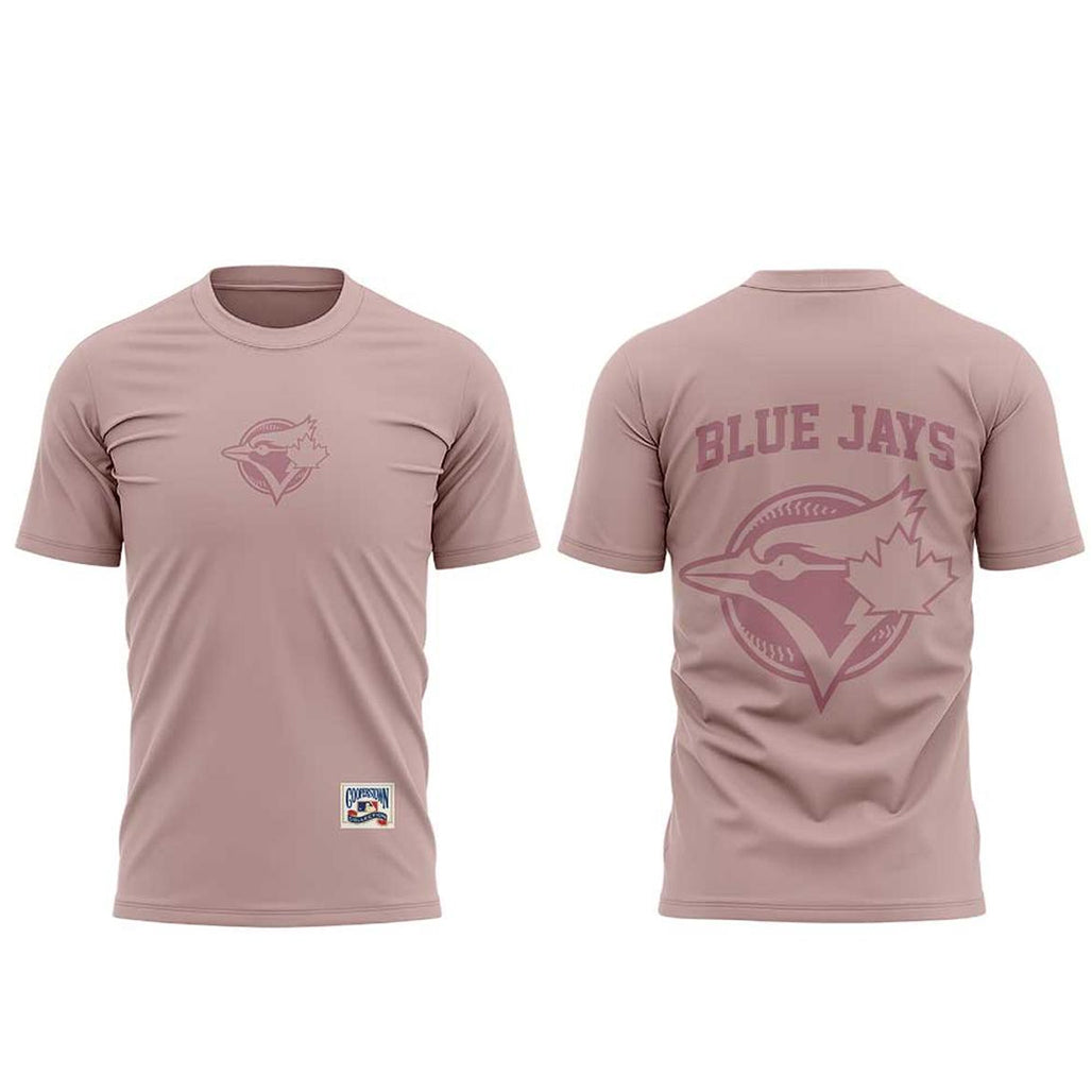 Toronto Blue Jays Drop of our 50th Season 2026 Clay Pink Shirt