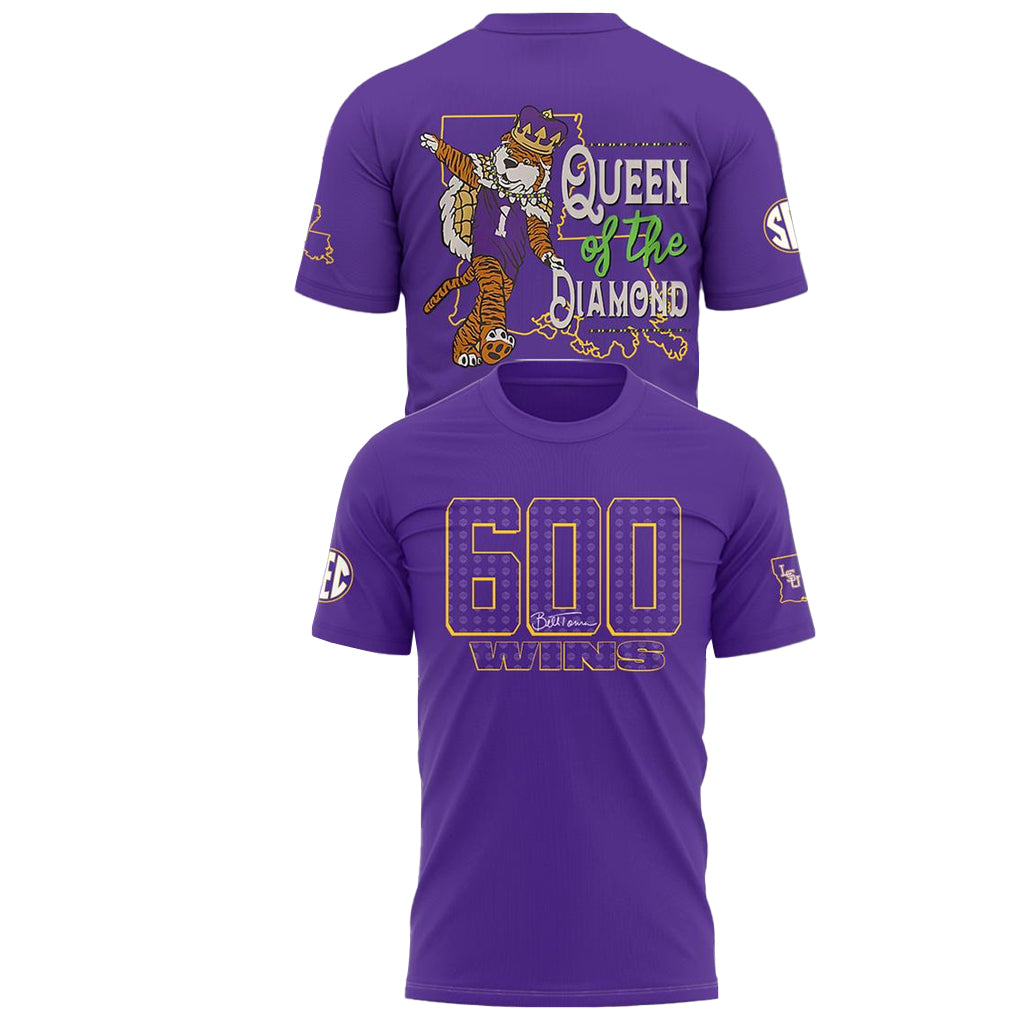 LSU Tigers Coach Beth Torina 600 Wins With The Tigers 2026 Shirt