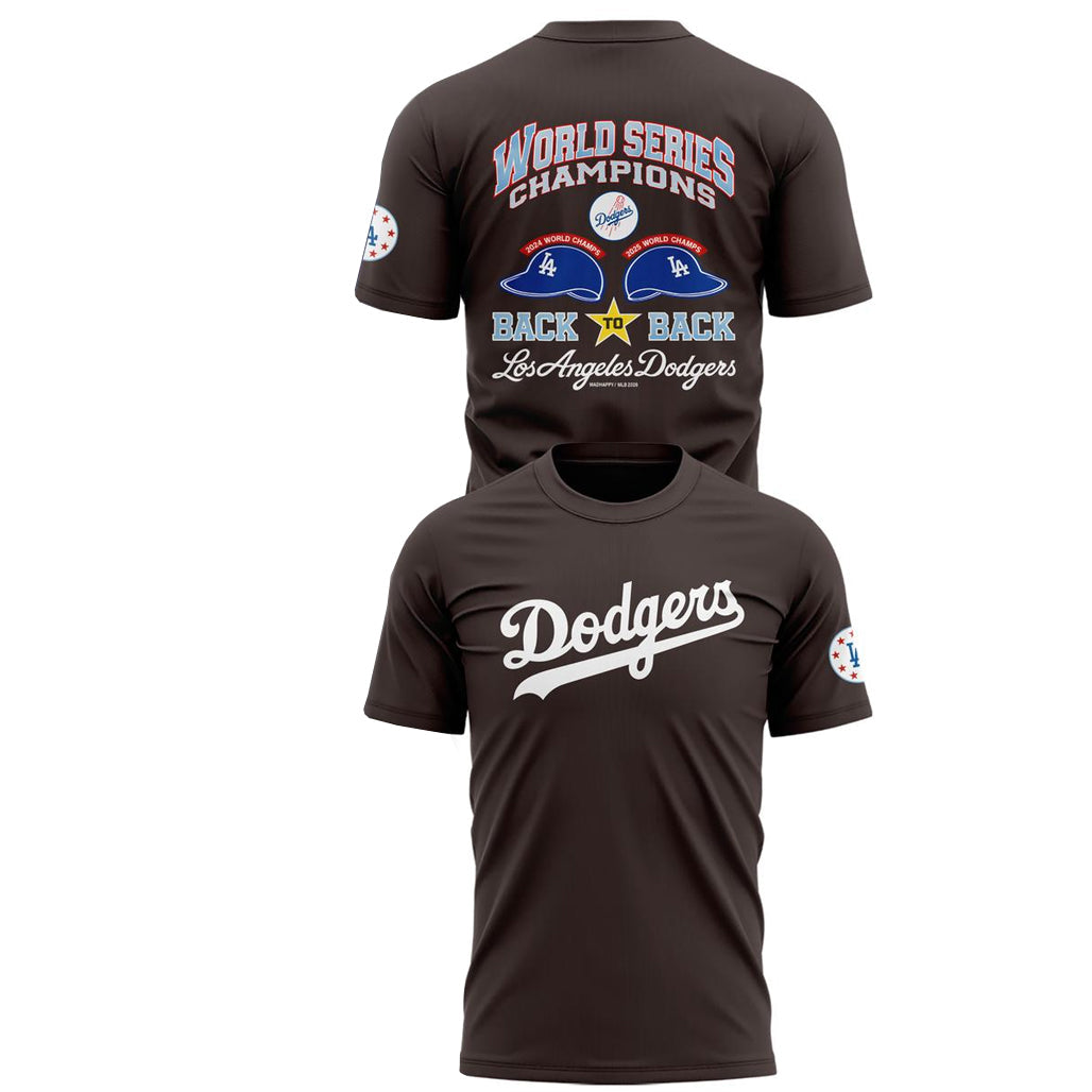 Los Angeles Dodgers World Series Champions 2026 Dark Coffee Shirt