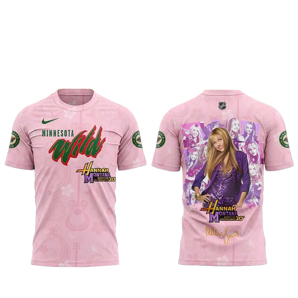 Minnesota Wild x Hannah Montana 20th Anniversary Shirt