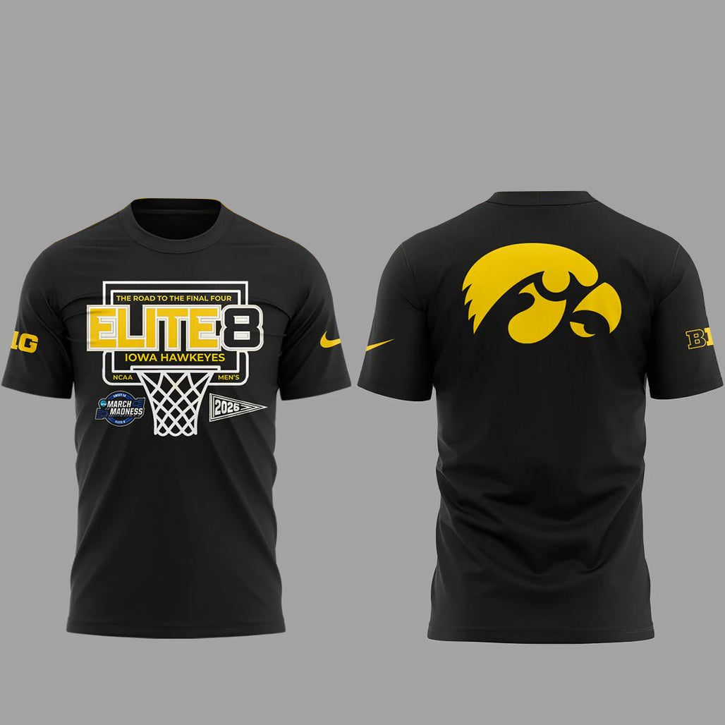 Iowa Hawkeyes 2026 March Madness Elite Eight Shirt