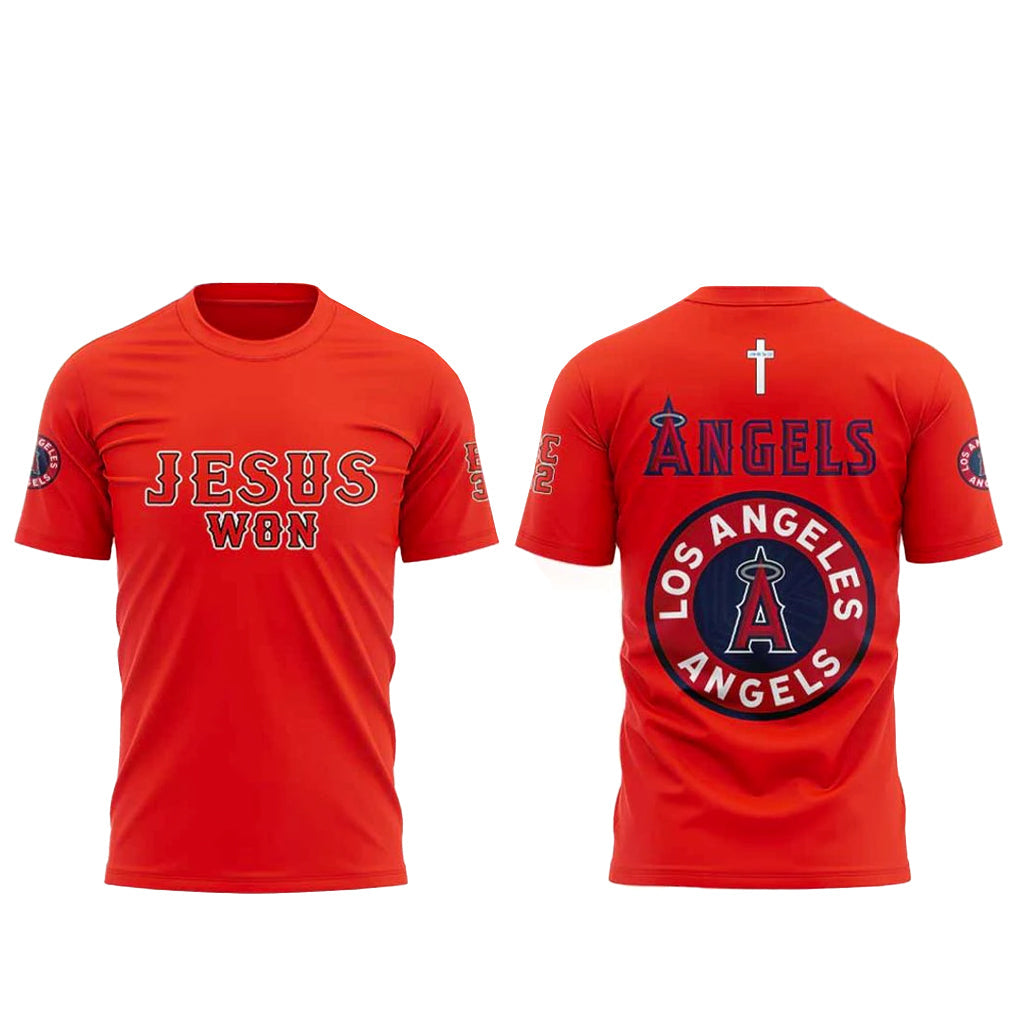 Los Angeles Angels Jesus Won Shirt