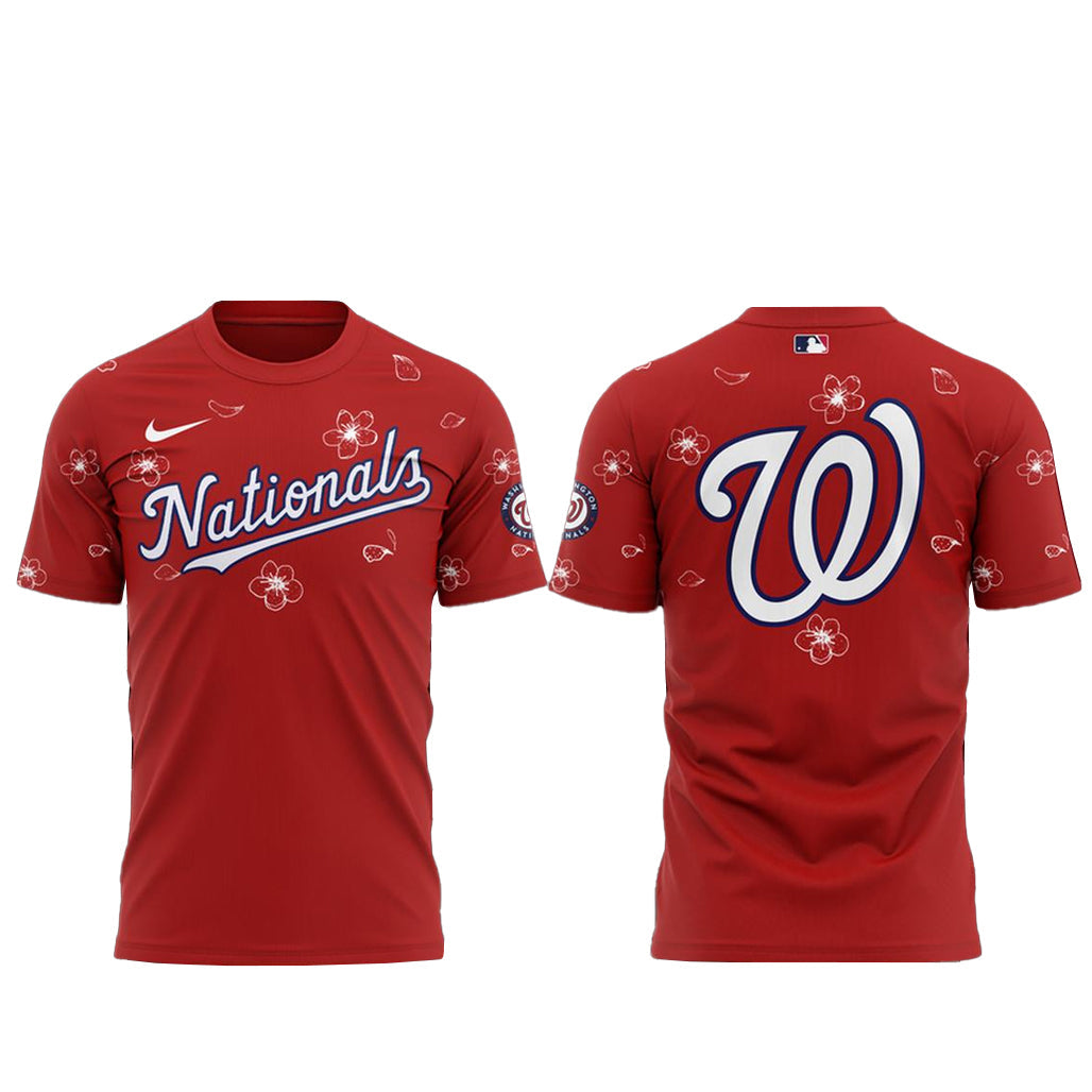 Washington Nationals x Japanese Heritage Day 2026 Sakura Blossom Shirt