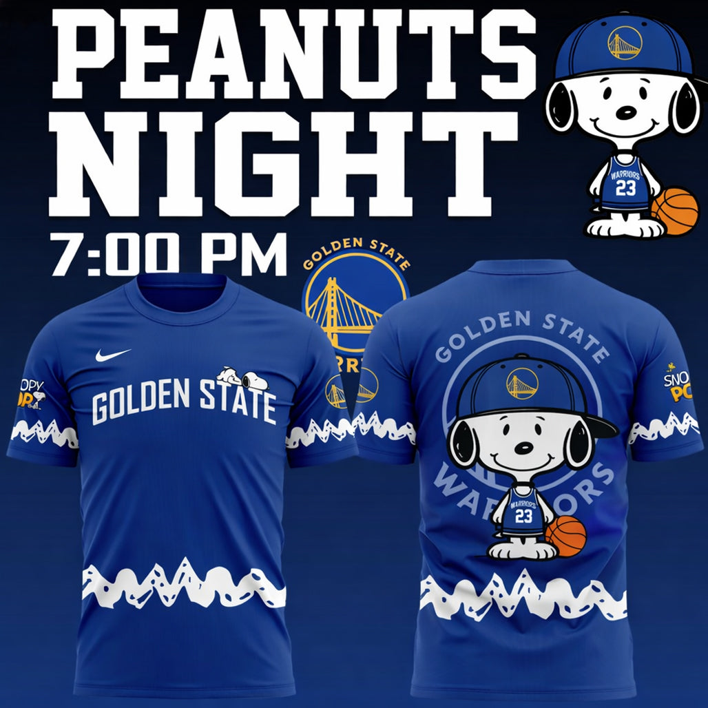 Golden State Warriors x Peanuts Night 2026 Shirt