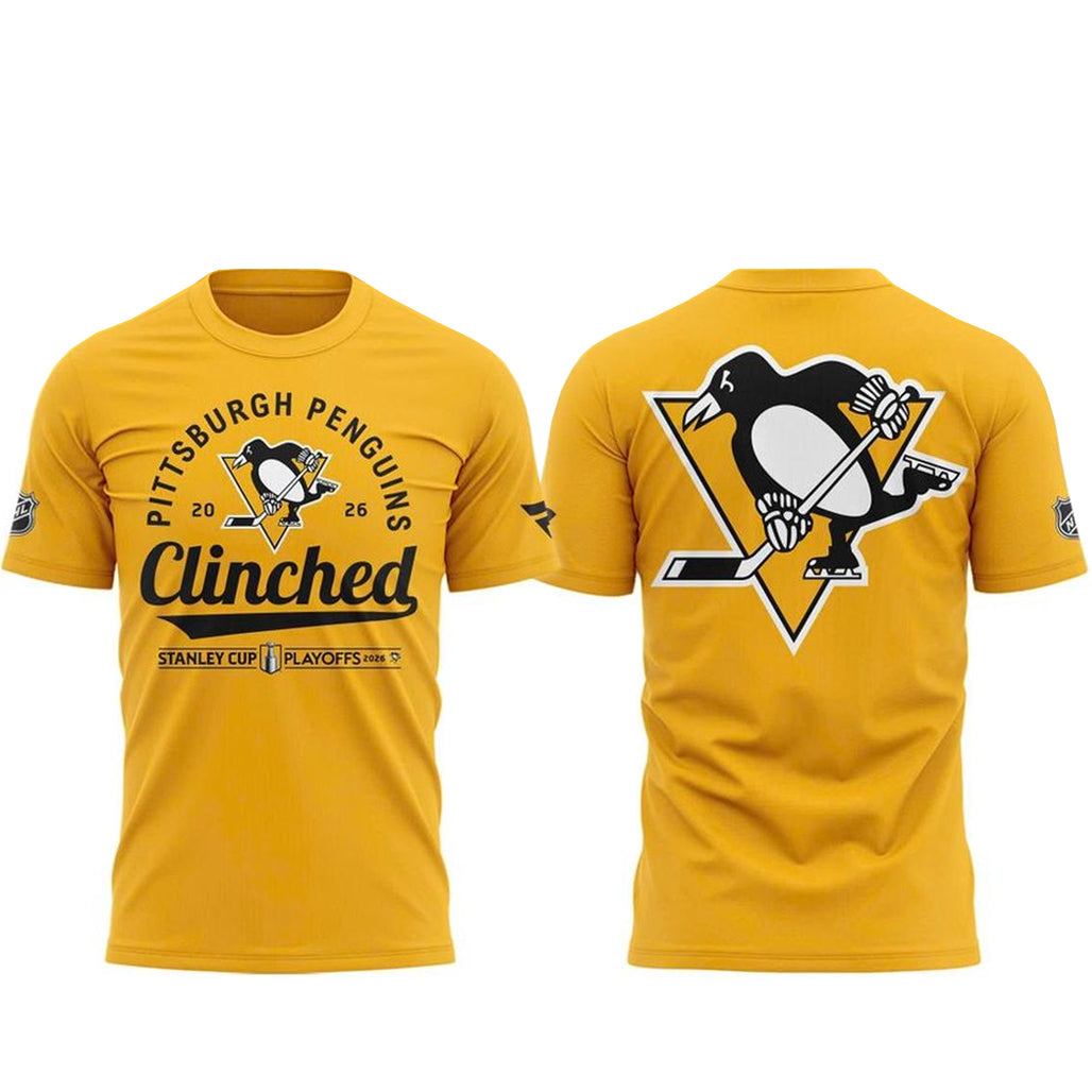 Pittsburgh Penguins Clinched Playoffs Flip And Script 2026 Night Shirt