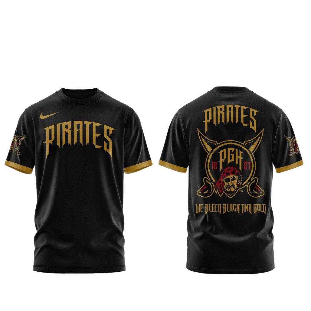 Pittsburgh Pirates City Connect 2026 We Bleed Black And Gold Shirt