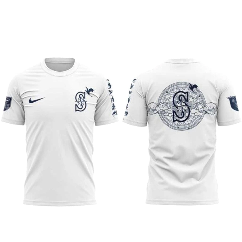 Seattle Mariners Fourth Wing Night 2026 White Shirt