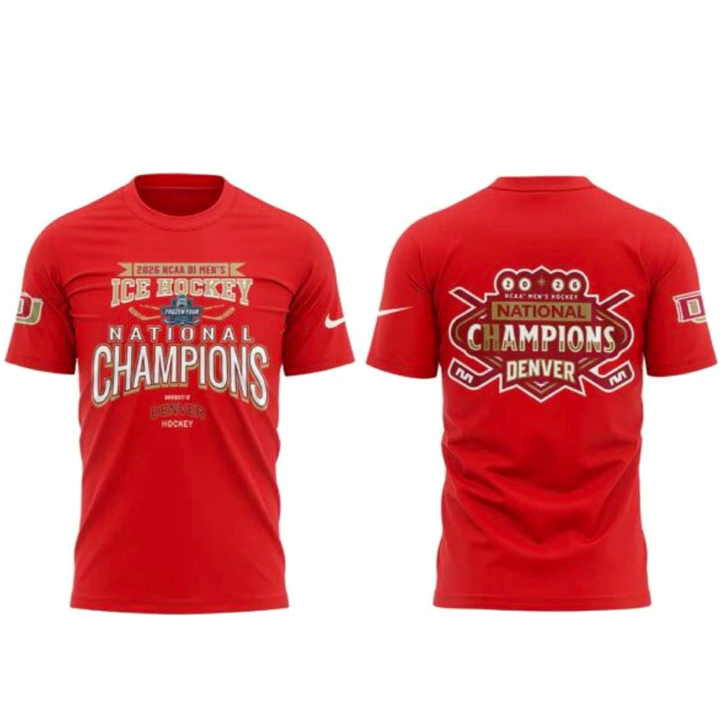 Denver Pioneers NCAA Frozen Four Men’s Ice Hockey National Champions 2026 Shirt
