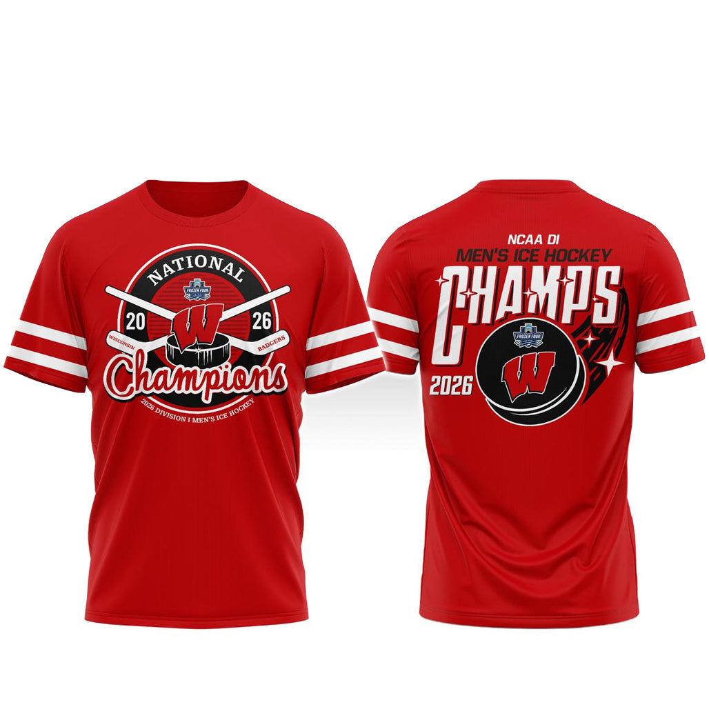 Wisconsin Badgers NCAA National Champions 2026 Shirt