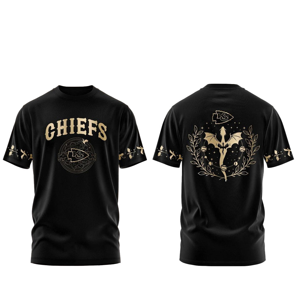 Kansas City Chiefs Fourth Wings Night All Dark 2026 Shirt