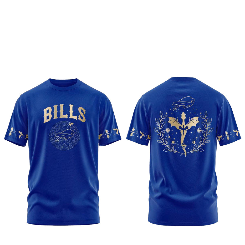 Buffalo Bills Fourth Wings Night Football League Game 2026 Blue Shirt