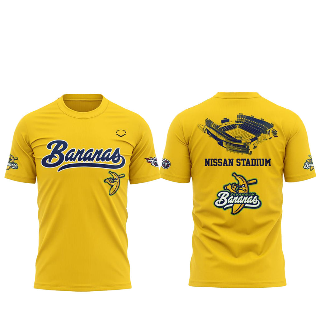 Savannah Bananas x Tennessee Titans 2026 Nissan Stadium Shirt