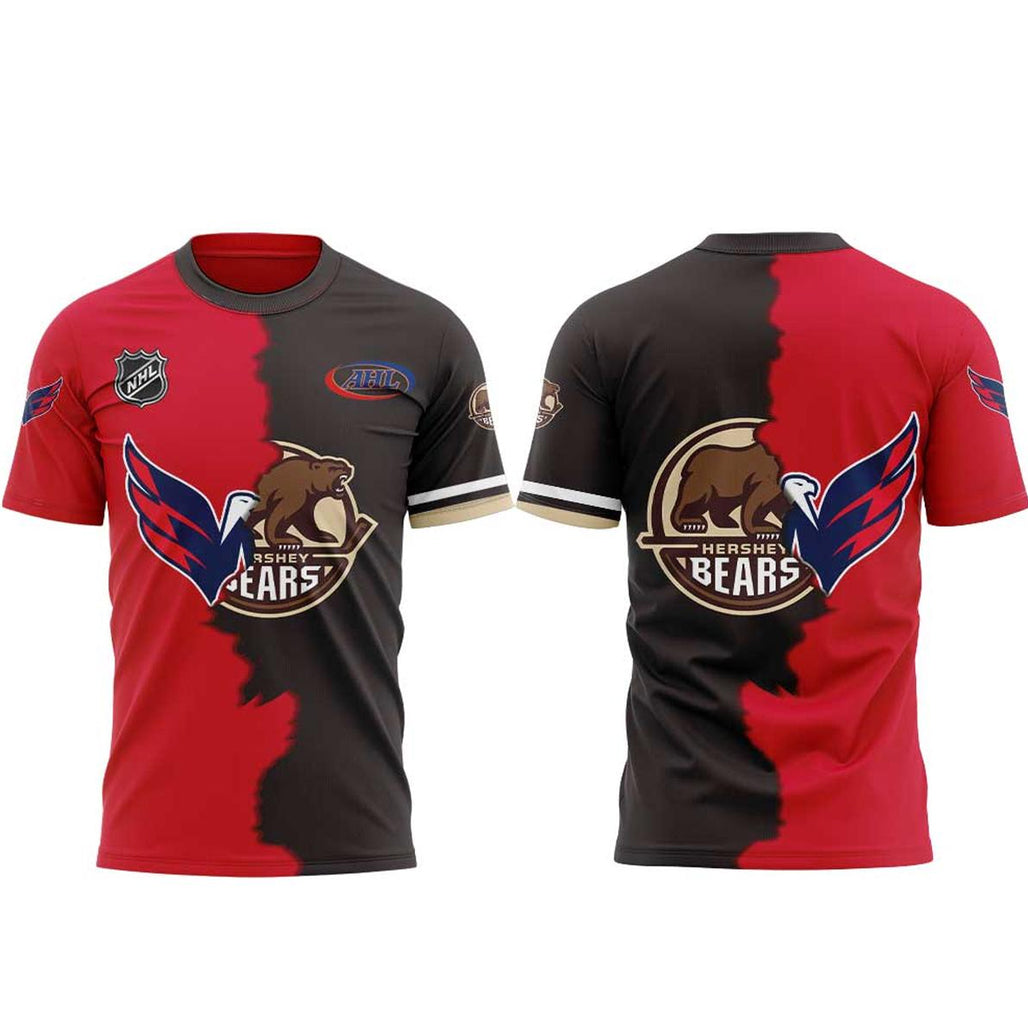 Washington Capitals x Hershey Bears Mashup Logo 2026 Shirt