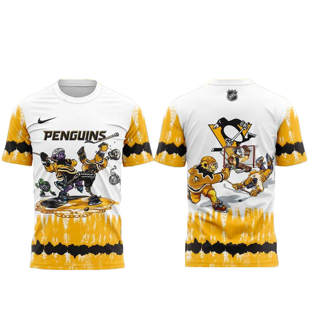 Pittsburgh Penguins Grateful Dead Tie Dye Shirt