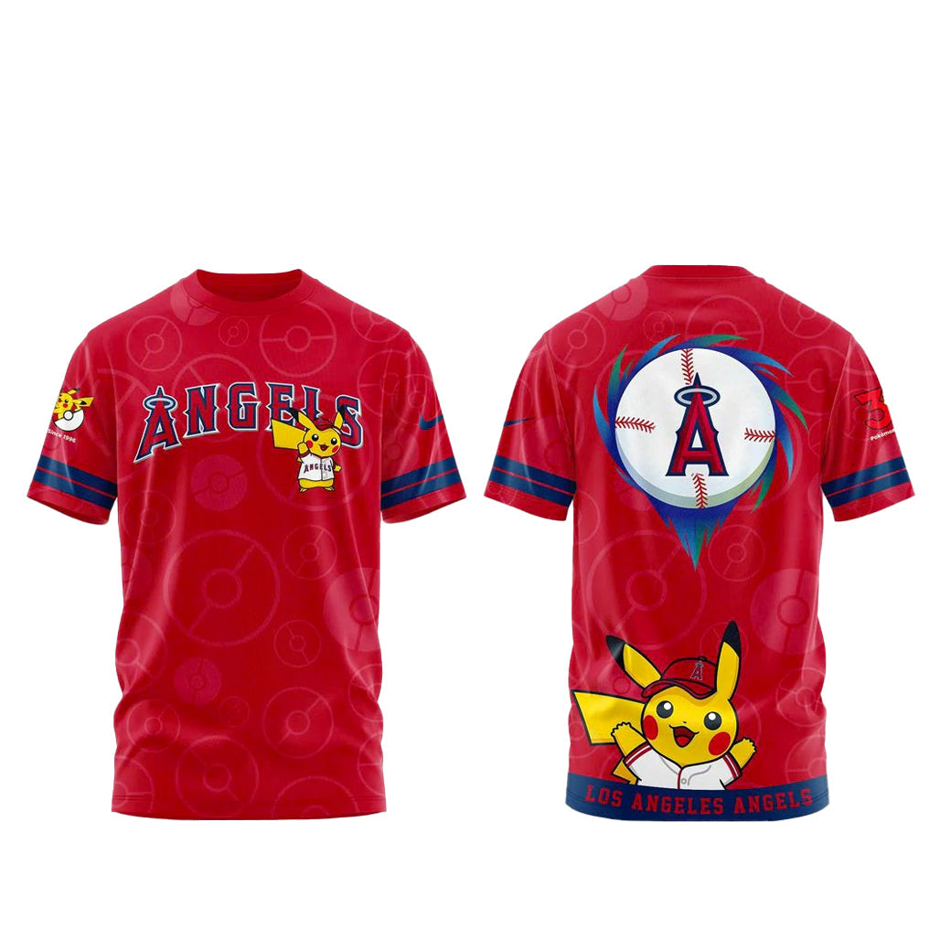 Los Angeles Angels x Pokemon 30th Anniversary Shirt