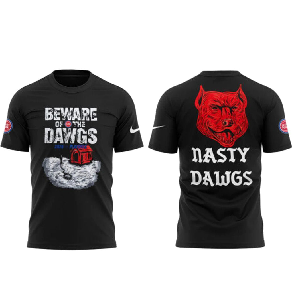Detroit Pistons Beware Of The Dawgs 2026 Shirt