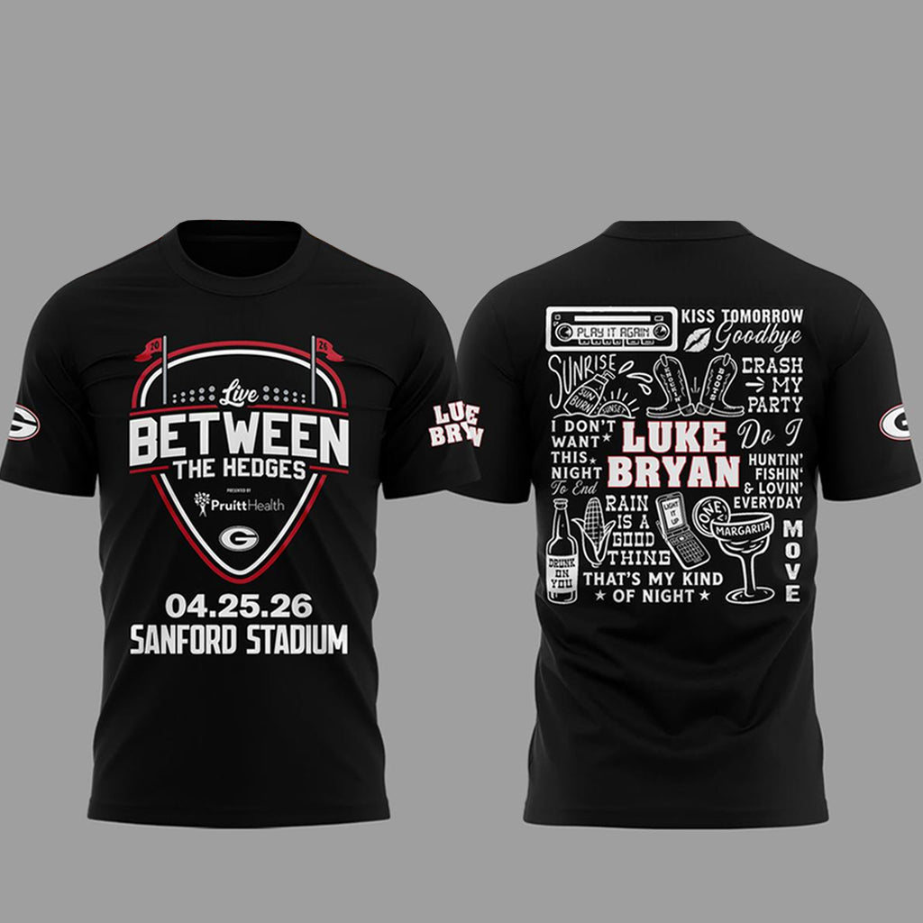 Luke Bryan x Jason Aldean 2026 Live Between The Hedges Black Shirt Version 1