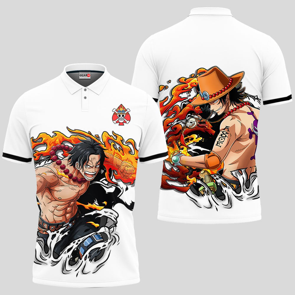 Portgas D Ace Polo Shirt For Fans