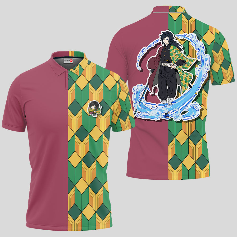 Giyu Tomioka Polo Shirt