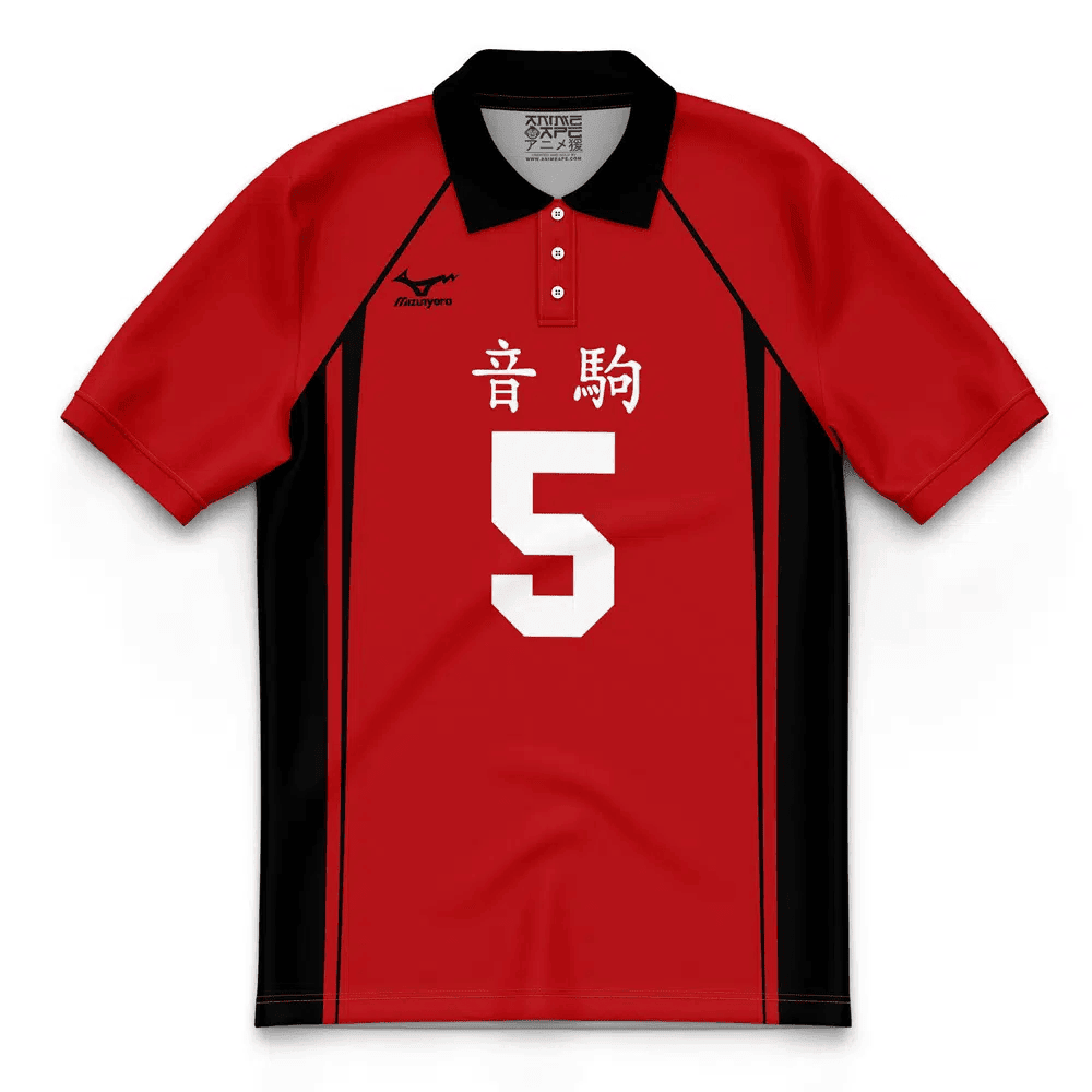 Nekoma High Kozume #5 Haikyuu Polo Shirt