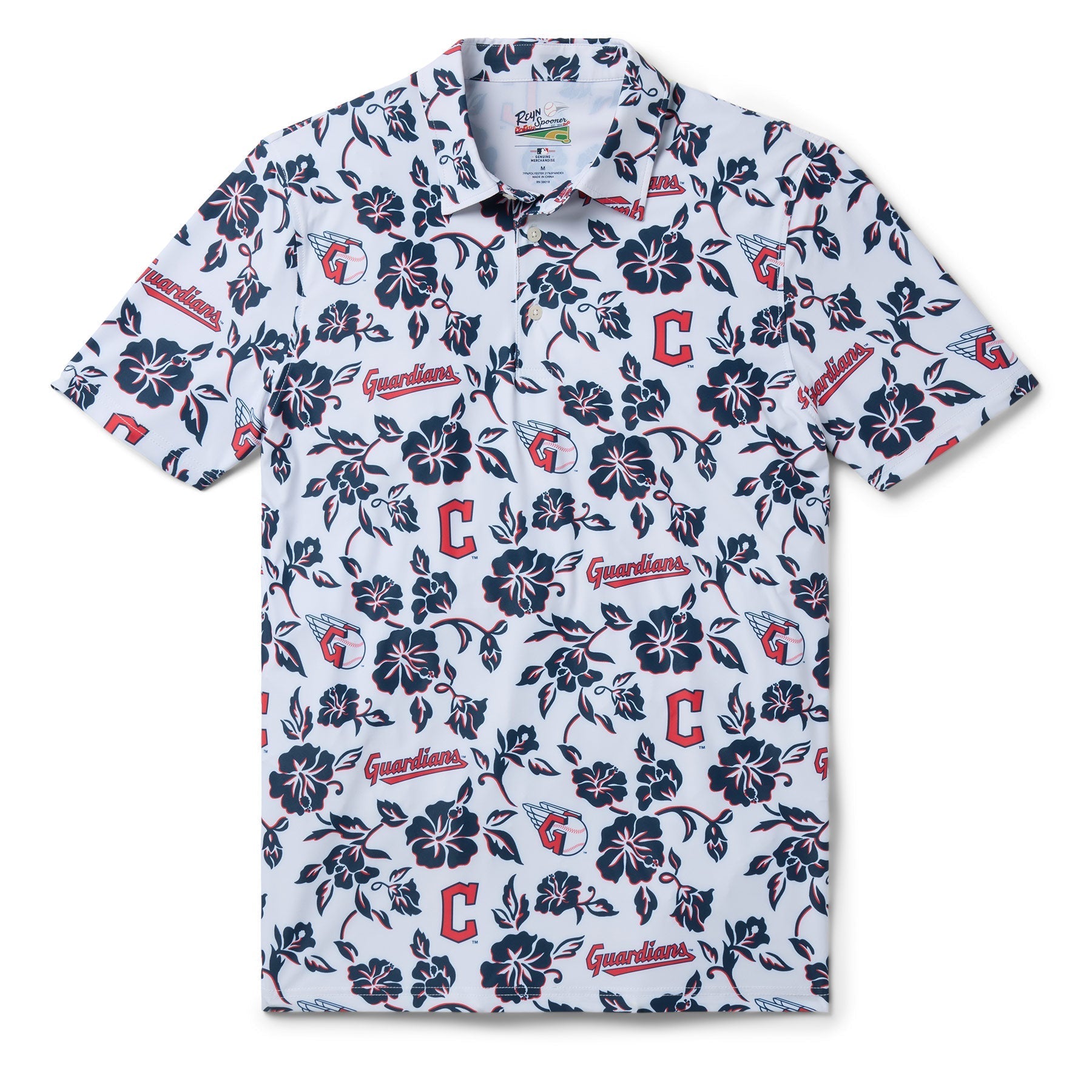 CLEVELAND GUARDIANS GAME DAY PERFORMANCE POLO