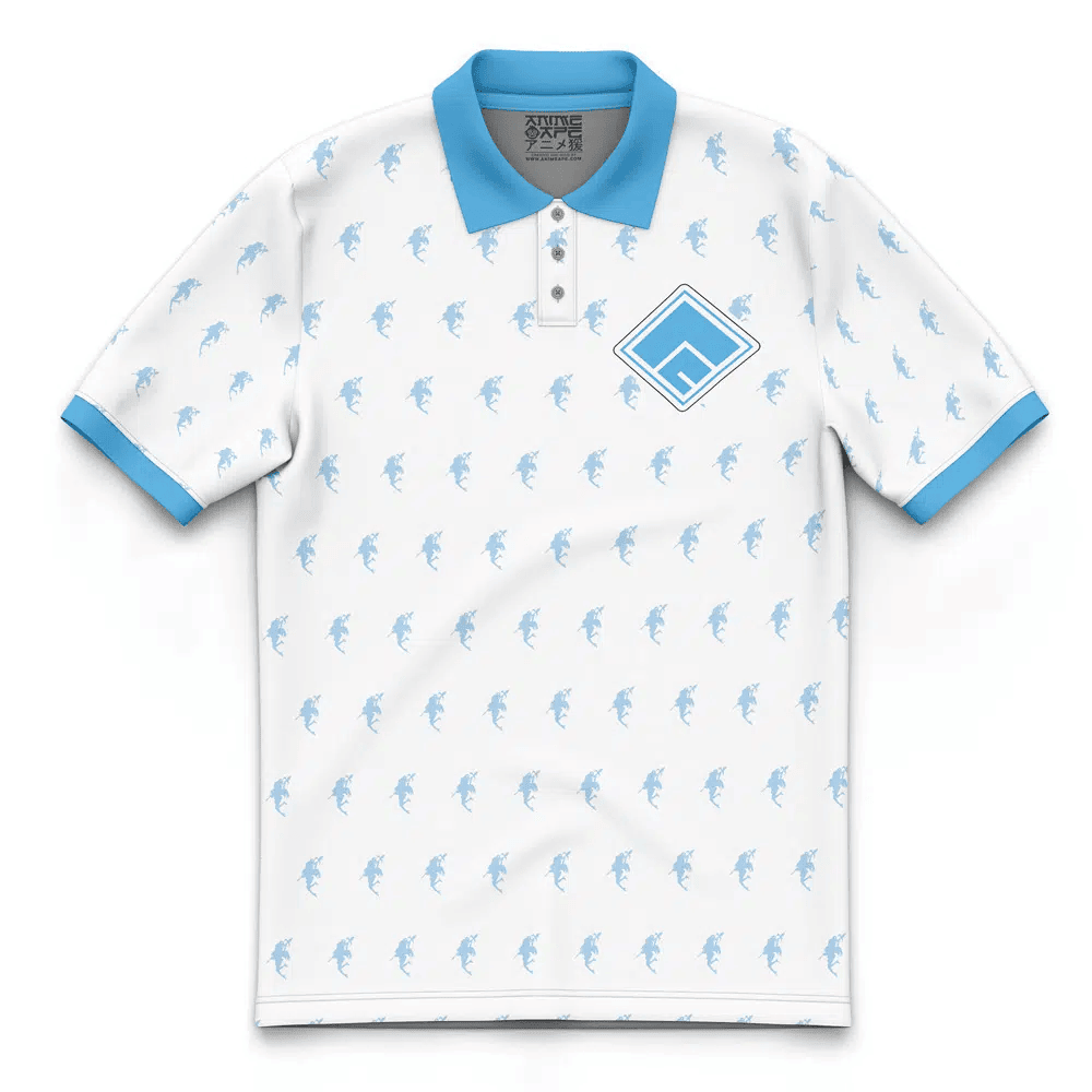 Aqua Pattern Konosuba Polo Shirt