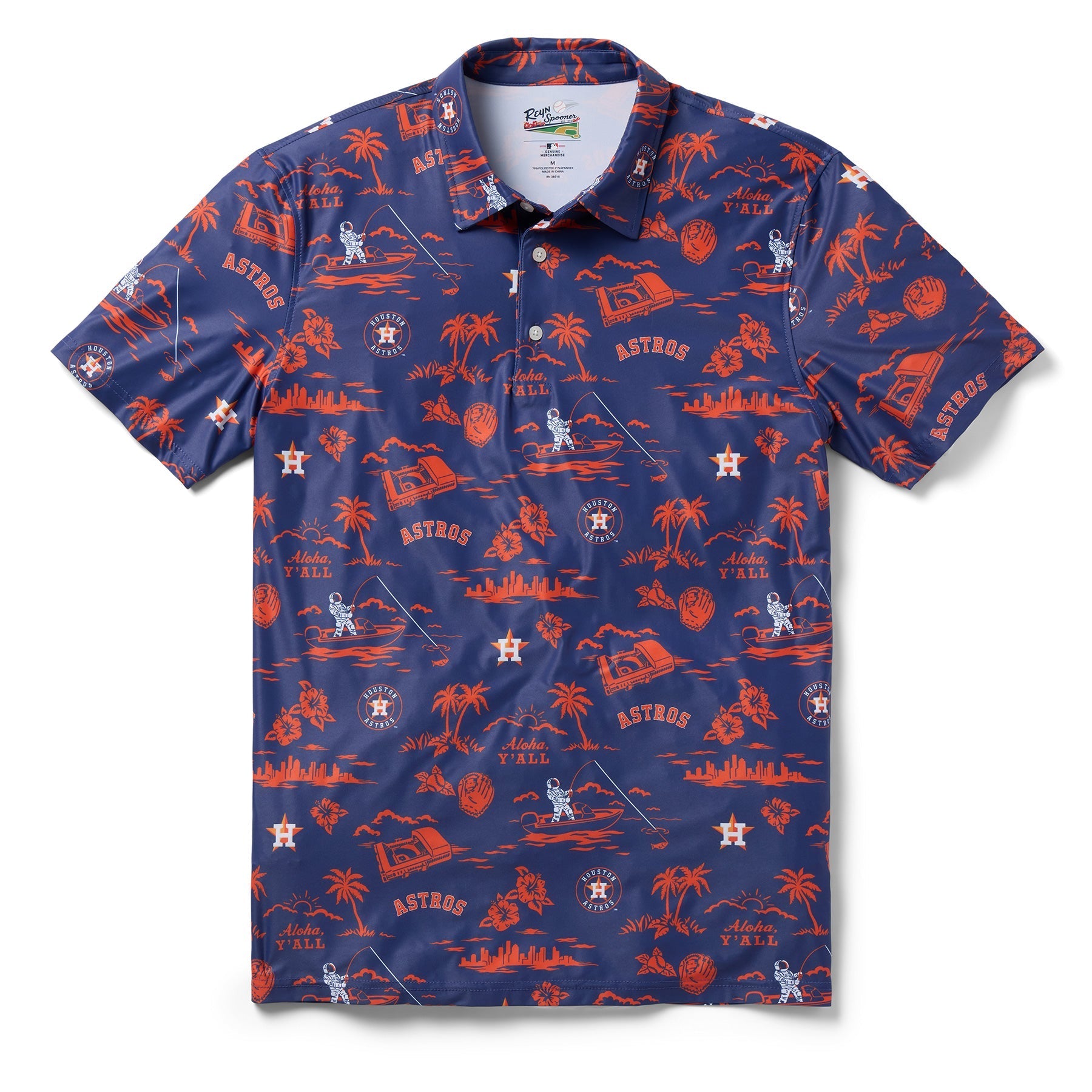 HOUSTON ASTROS HOMETOWN PERFORMANCE POLO