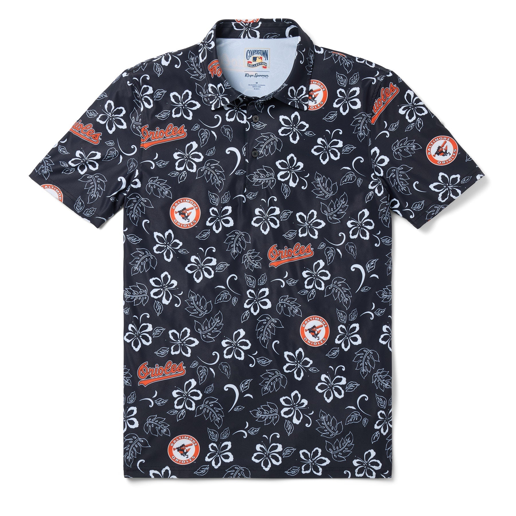 BALTIMORE ORIOLES COOPERSTOWN PERFORMANCE POLO