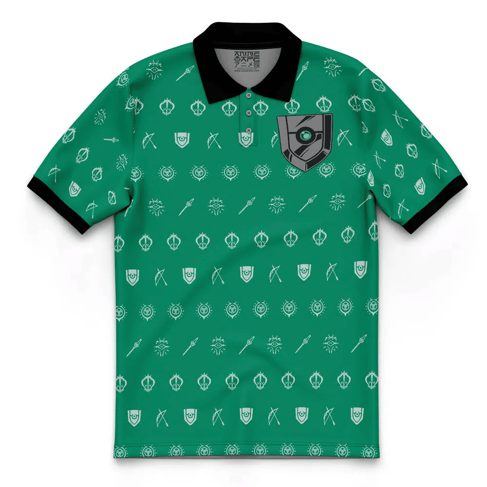 Shield Hero Pattern Rising Of The Shield Hero Polo Shirt
