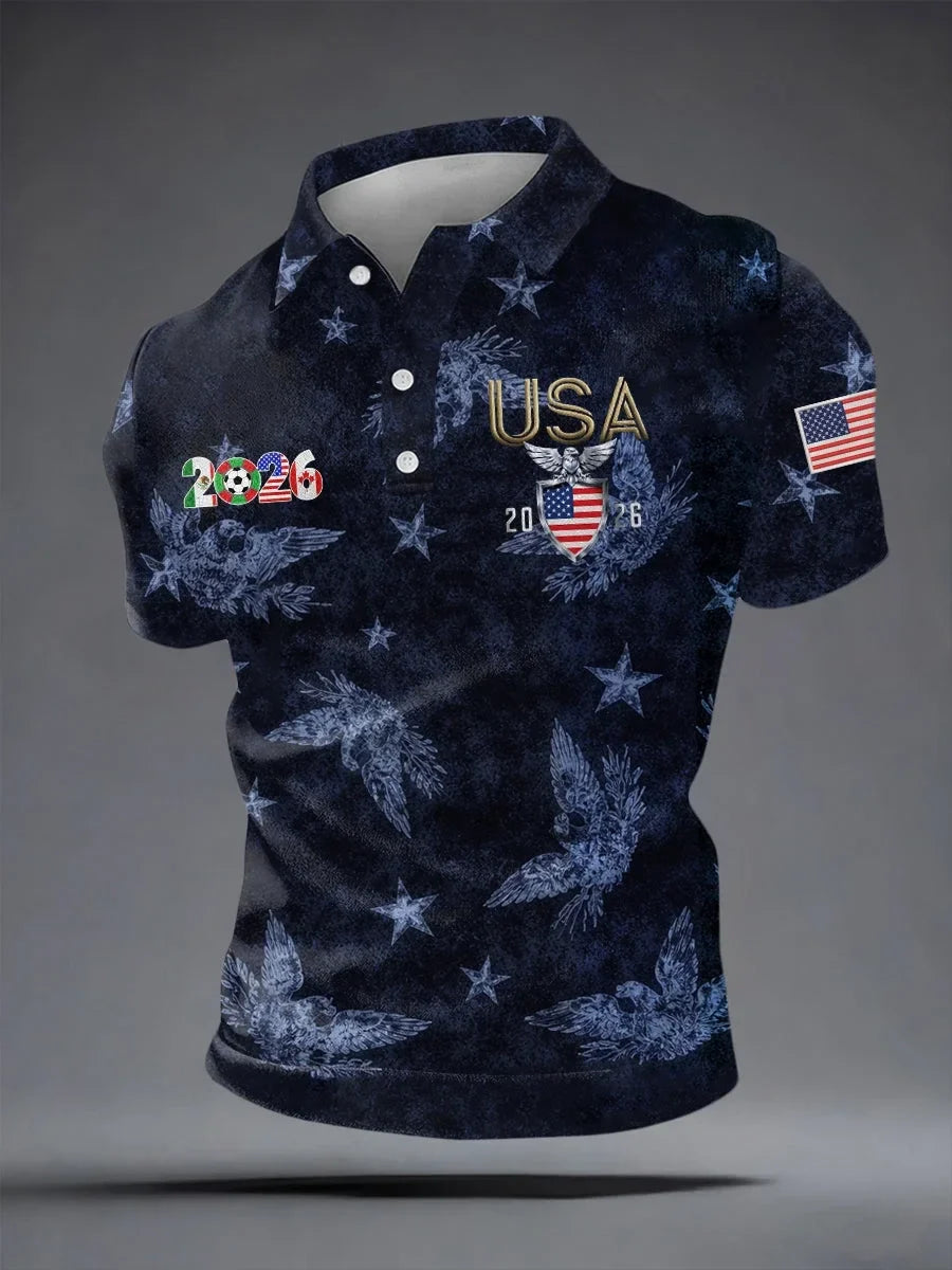 USA Soccer 2026 World Cup Polo Shirt Game Day Shirt Merch Soccer Fan Gifts