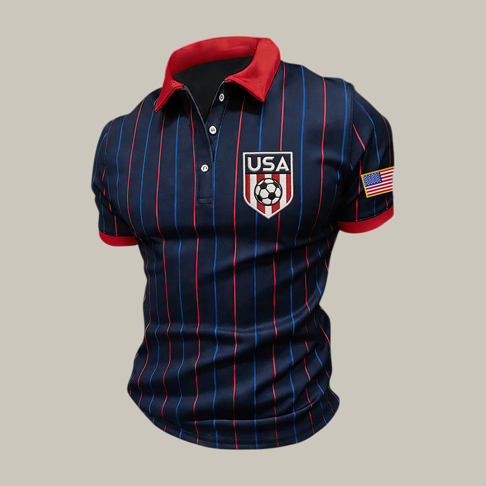 USA 2026 FIFA World Cup Polo Shirt Soccer Clothes Cool Gift For Fans