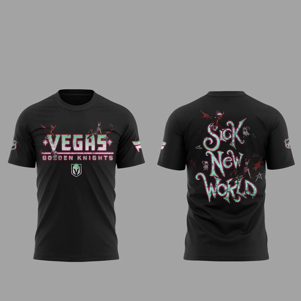 Vegas Golden Knights x Sick New World 2026 Shirt