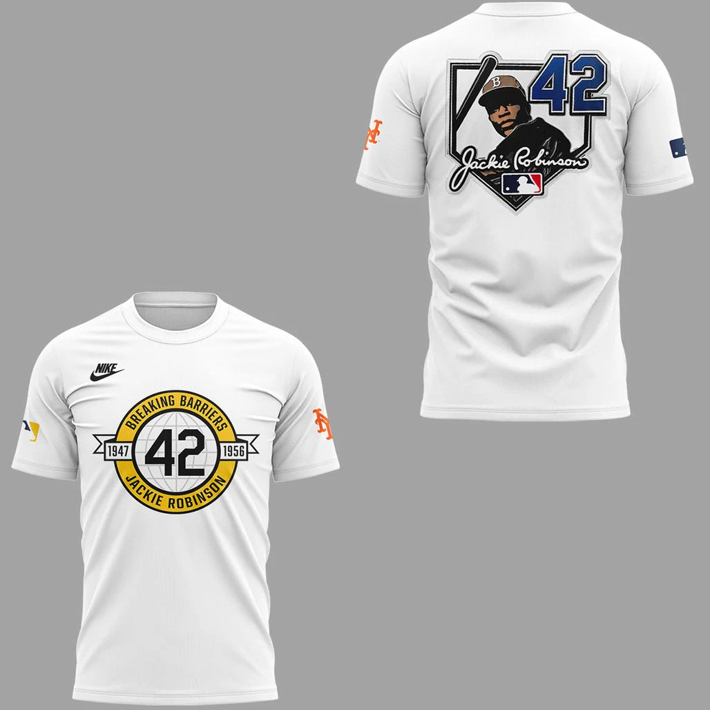 New York Mets x Jackie Robinson Day 2026 White Shirt