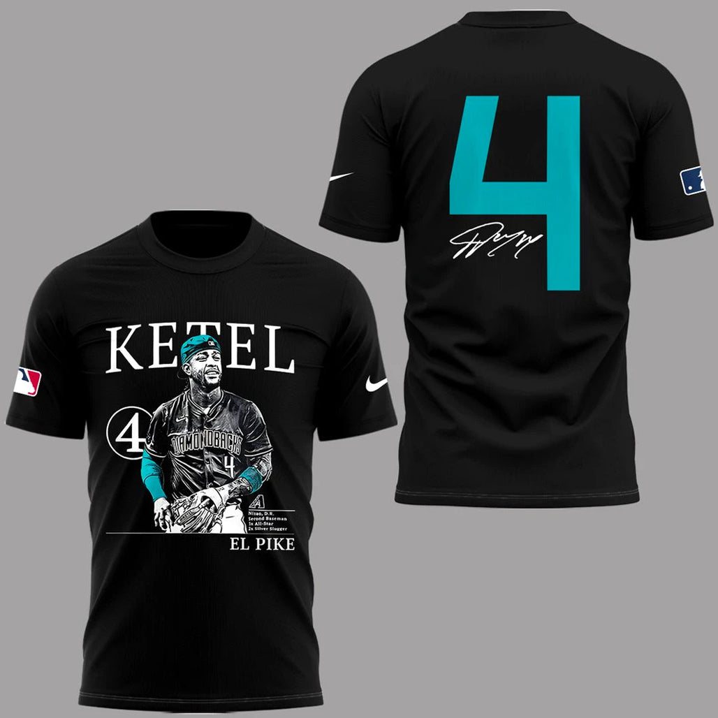 Arizona Diamondbacks x Ketel Marte Number 4 Shirt