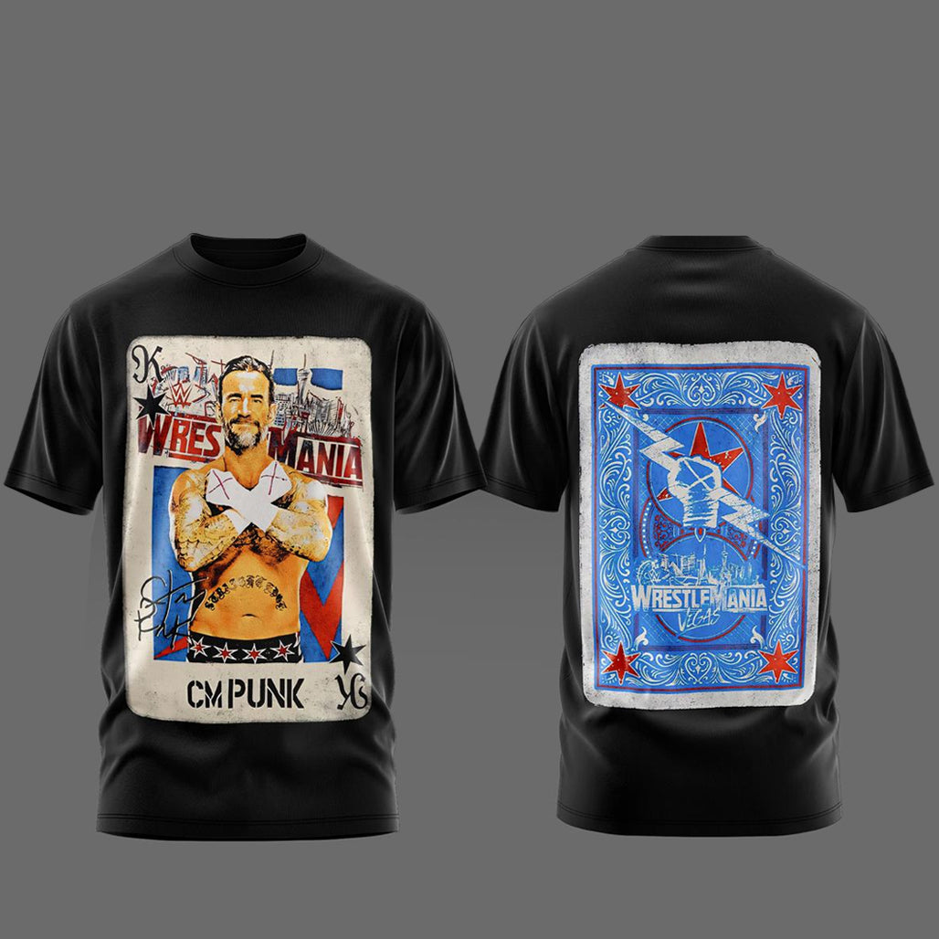 WrestleMania 42 Vegas CM Punk 2026 Shirt