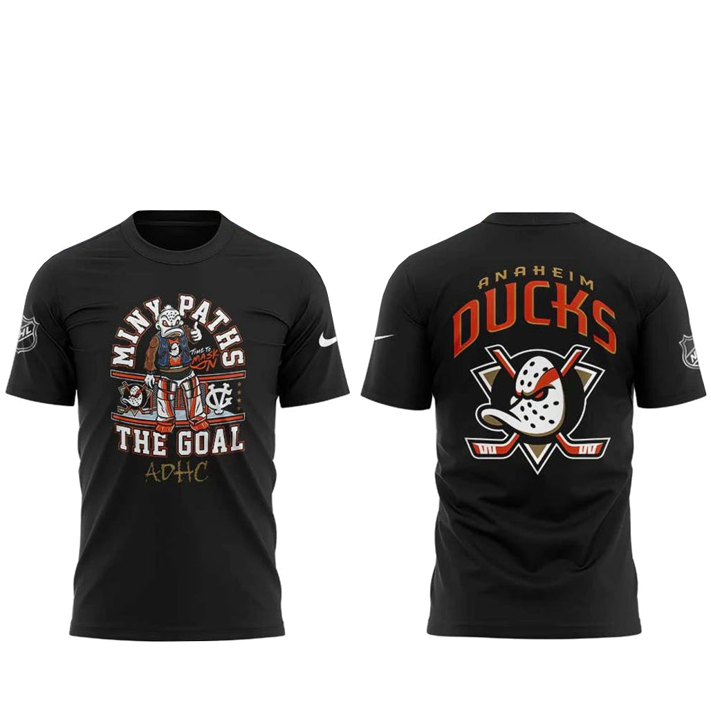 Anaheim Ducks the Goal Many Paths Time To Mask Shirt