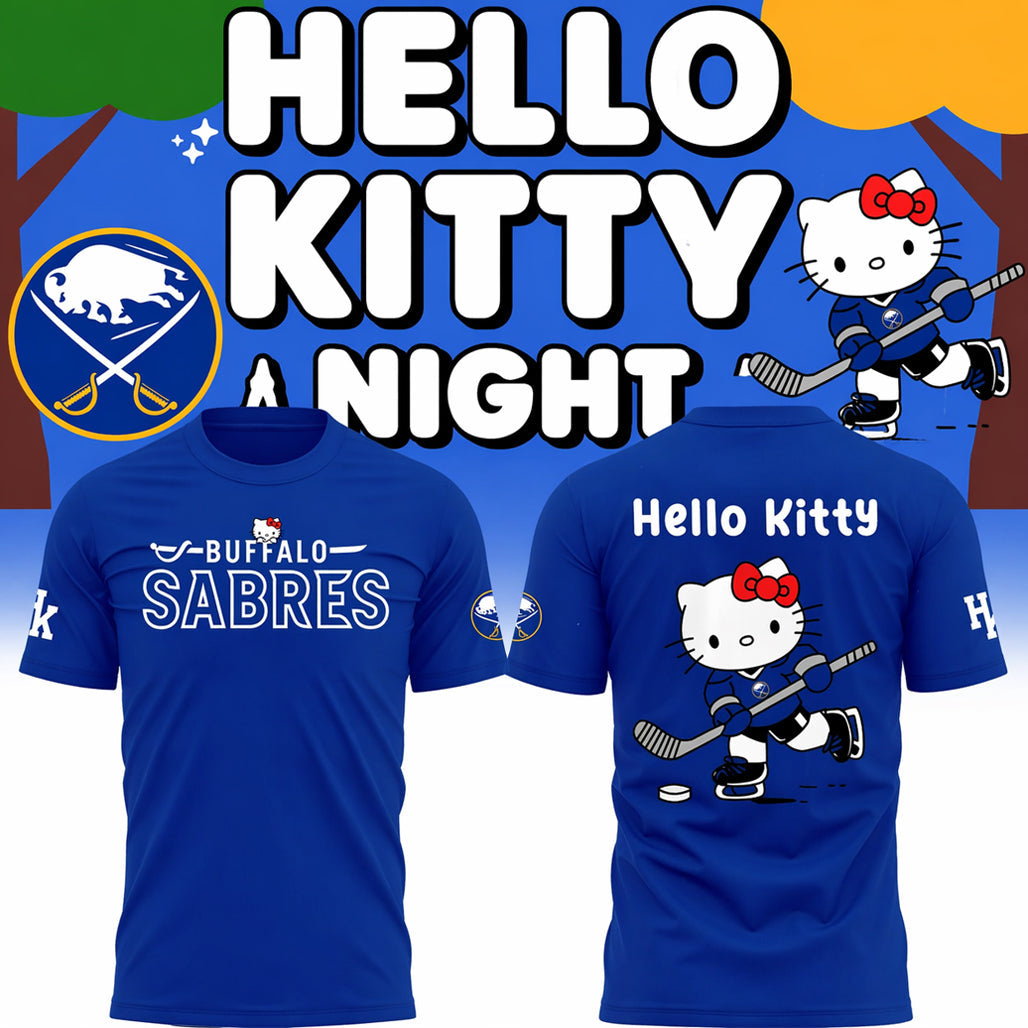 Buffalo Sabres x Hello Kitty Night 2026 Blue Shirt