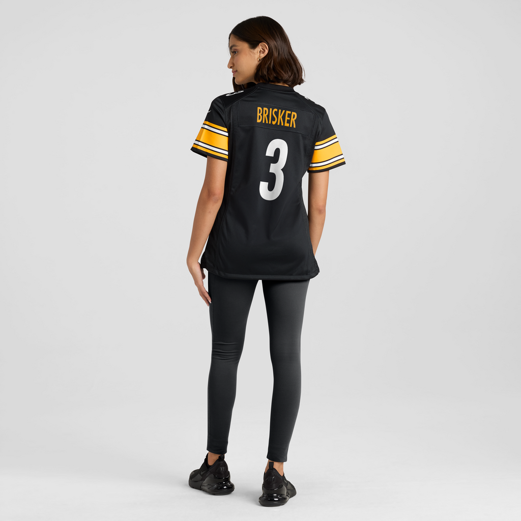 Women's Pittsburgh Steelers Jaquan Brisker Nike Black Team Game Jersey