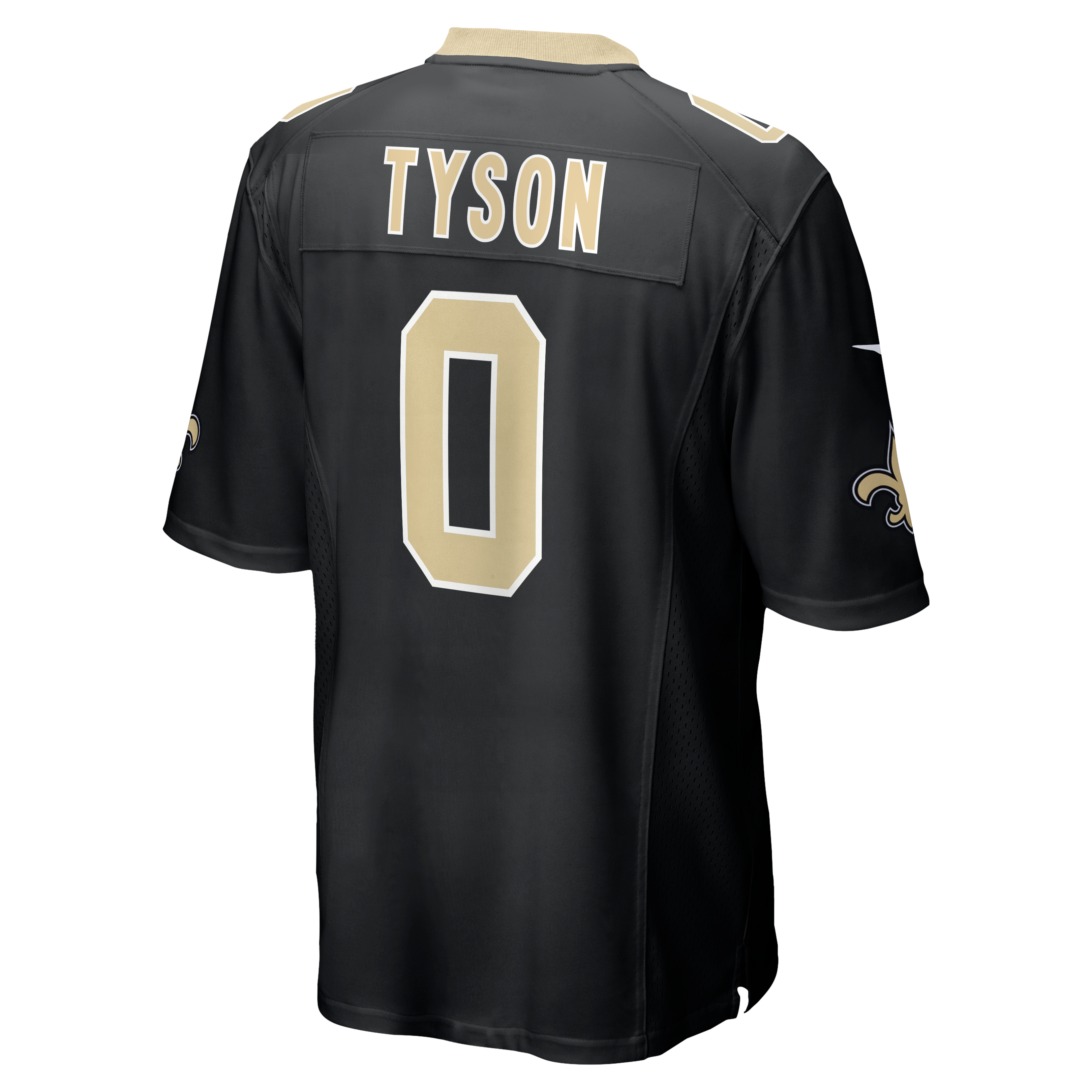 Men's New Orleans Saints Jordyn Tyson Nike Black 2026 Nfl Draft First Round Pick No 8 Team Game Jersey