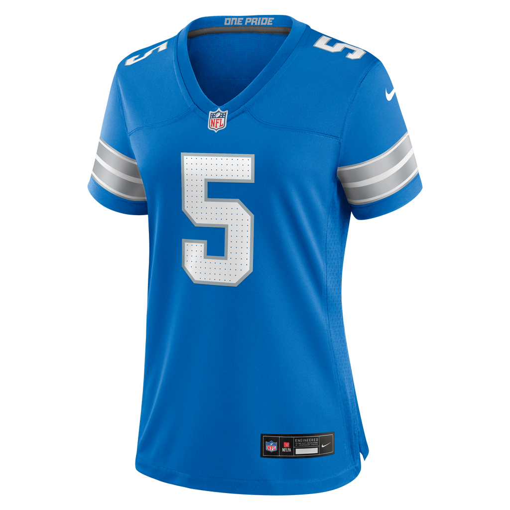 Women's Detroit Lions Teddy Bridgewater Nike Blue Team Game Jersey
