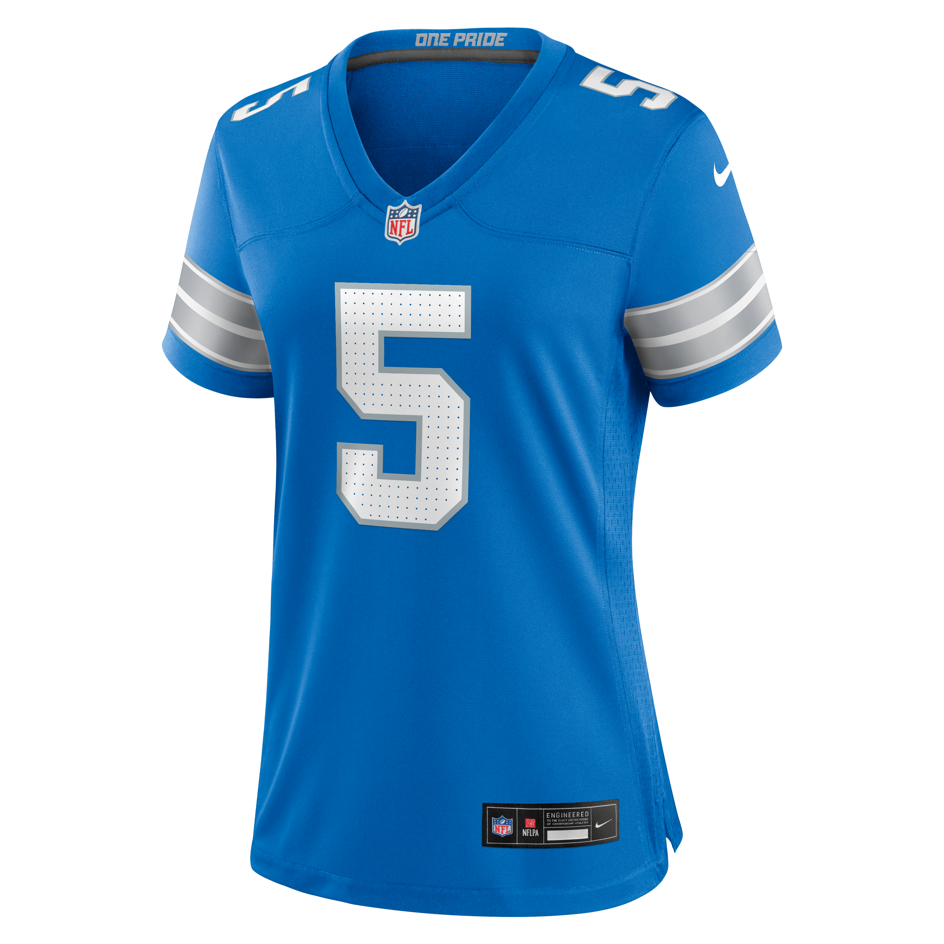 Women's Detroit Lions Teddy Bridgewater Nike Blue Team Game Jersey