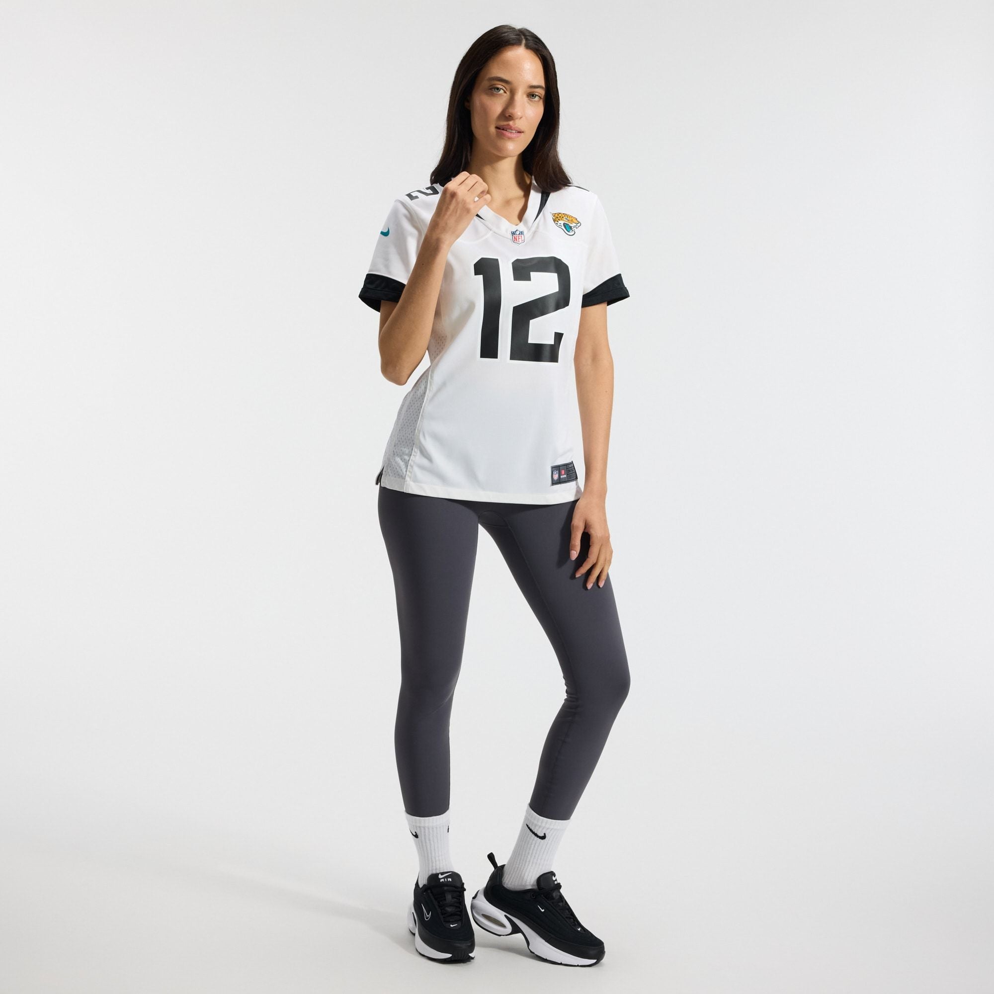Women's Jacksonville Jaguars Travis Hunter Nike White Game Jersey
