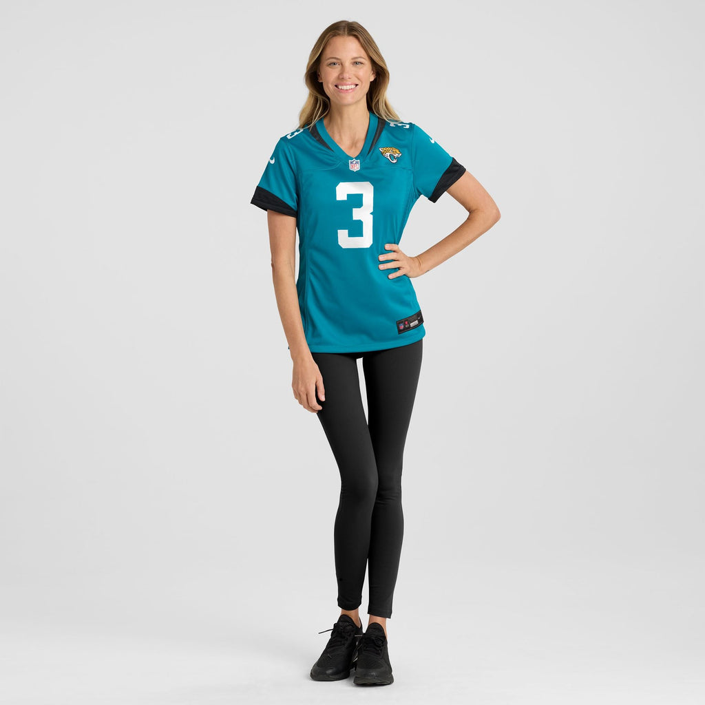 Women's Jacksonville Jaguars Jakobi Meyers Nike Teal Team Game Jersey