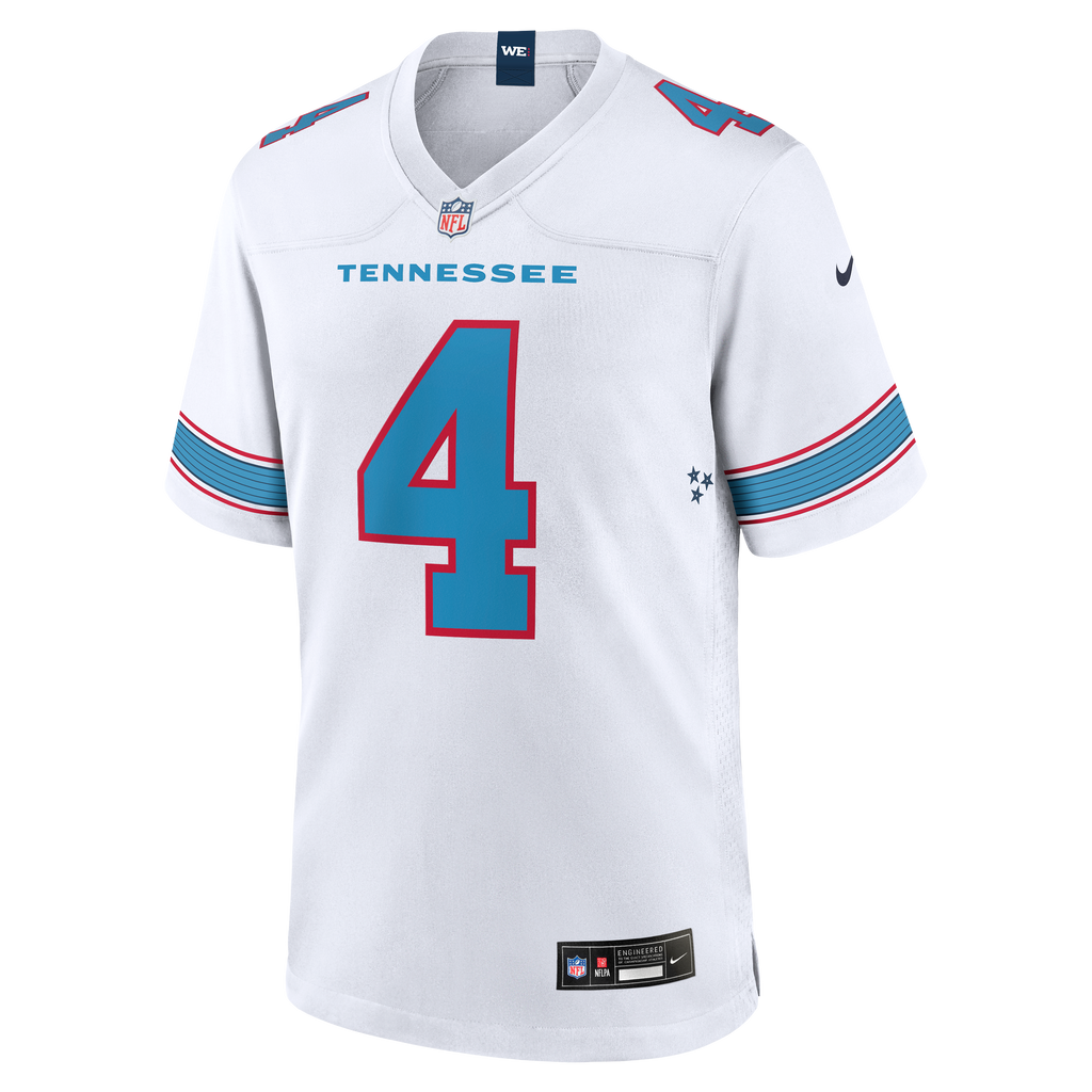 Men's Tennessee Titans Wandale Robinson Nike White Game Jersey
