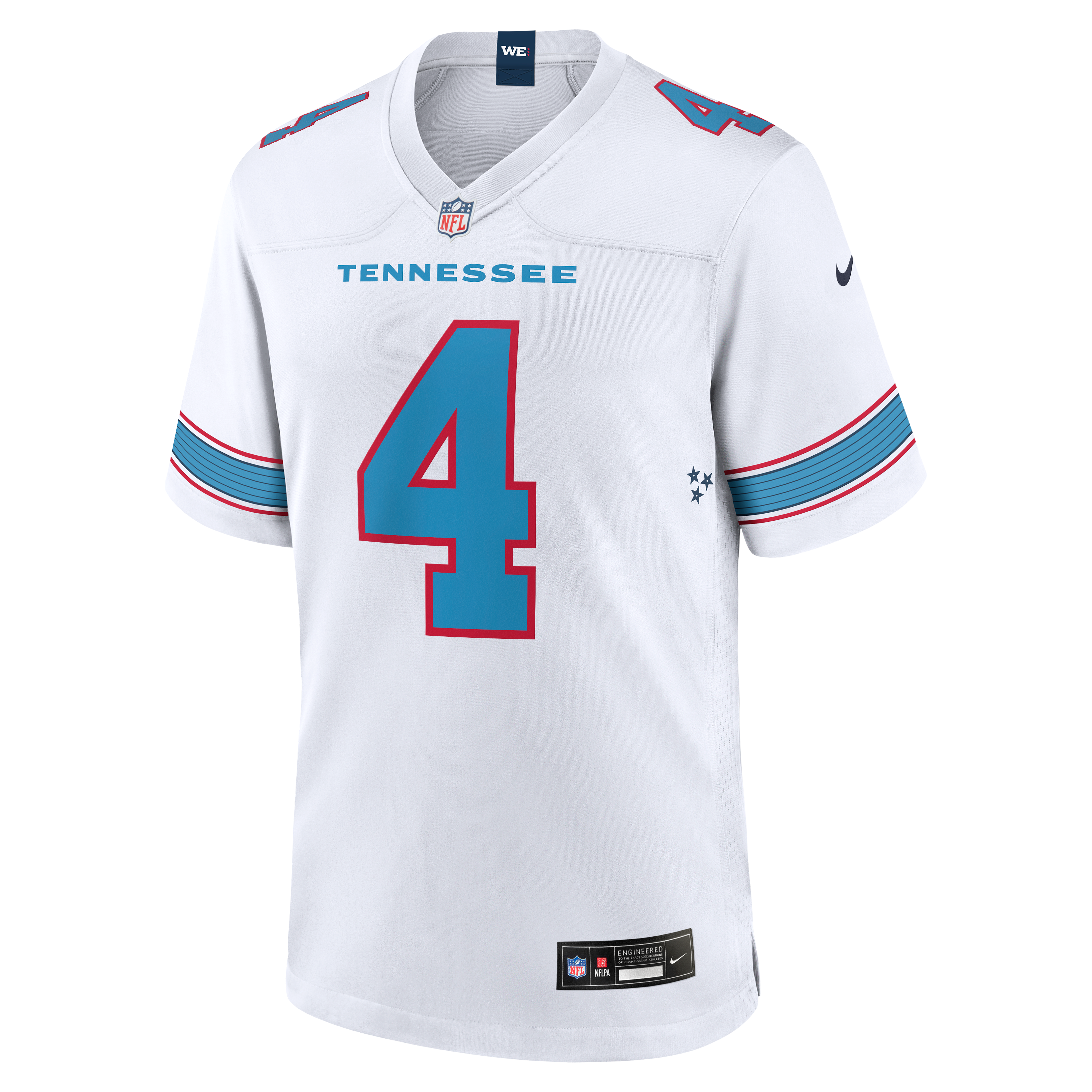 Men's Tennessee Titans Wandale Robinson Nike White Game Jersey