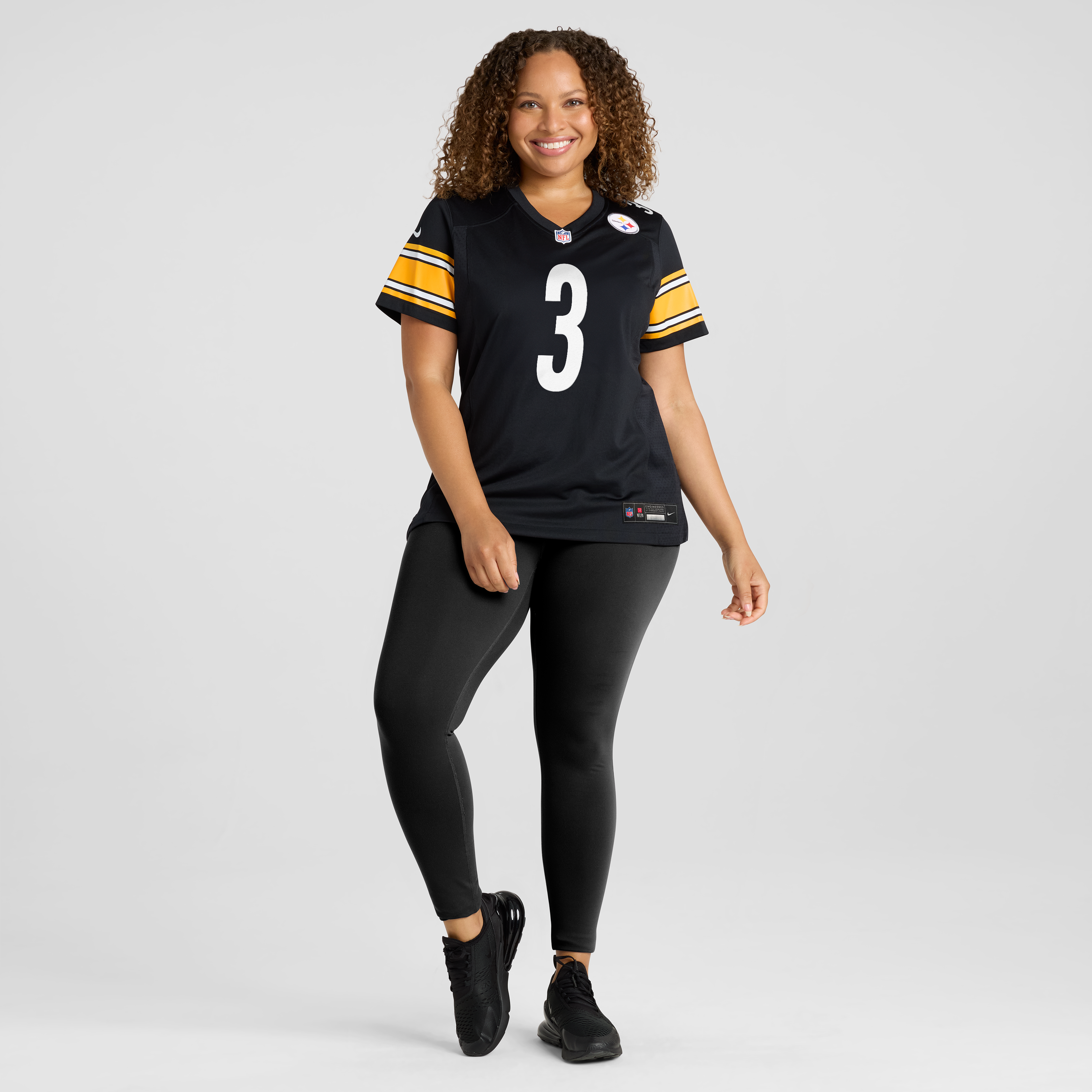 Women's Pittsburgh Steelers Jaquan Brisker Nike Black Team Game Jersey